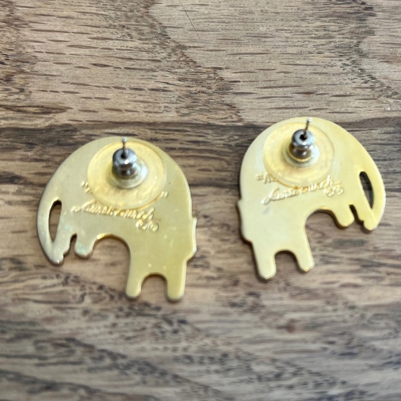 Laurel Burch Gold & Rainbow Cat Earrings – Whimsical Enamel Art Jewelry - Picture 5 of 5